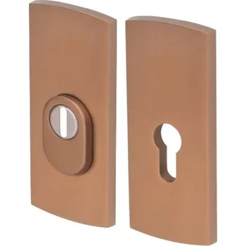 Dveřní kování VDS Vnější rozeta klika-klika EXIT s krytkou, patina, prodloužená verze