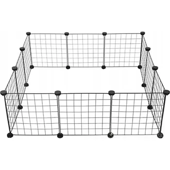 klec pro psa OHRÁDKA PRO ŠTĚNĚ, KOČKU, KŘEČKA KOTEC PANELOVÝ DIY, VÝŠKA 45 CM