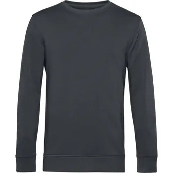 pracovní mikina B&C Mikina B&C Inspire Crew Neck, pánská COT01U31Ba9700-asphalt XS Asphalt