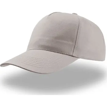 Pracovní přilba Atlantis Headwear Kšiltovka Start Five, 5 panelová, baseballová COT33003803999-light grey Šedá světlá UNI