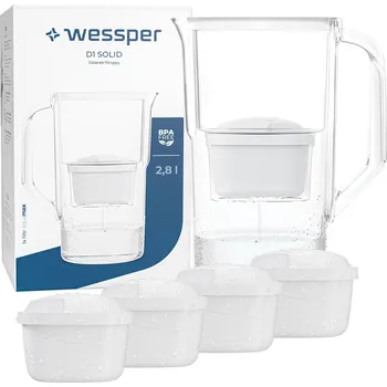 Filtrační konvice Filtrační konvice Wessper D1 SOLID FutureFlow 3,3 l bílá