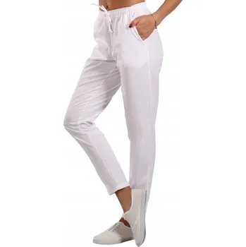 Dámské kalhoty Zdravotnické kalhoty Edora bílé XXL