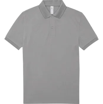 Pánské tričko B&C Polokošile B&C My Polo 180, krátký rukáv COT01U42462015-sport grey 5XL Šedá sport