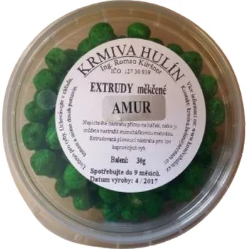 Návnadová surovina Krmiva Hulín Extrudy měkčené Amur 30 g