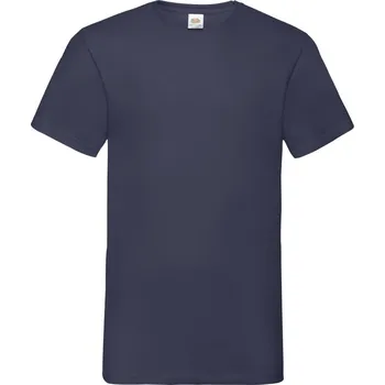 pracovní tričko Fruit of the Loom Tričko Valueweight V-Neck T s výstřihem do V, krátký rukáv, pánské COT16106600303-navy L Navy