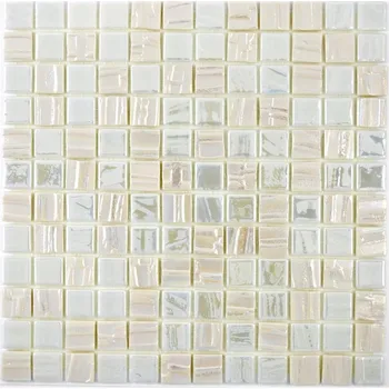 Obklad Skleněná mozaika WzorcowniaStudio 31,5 x 31,5 cm bílá