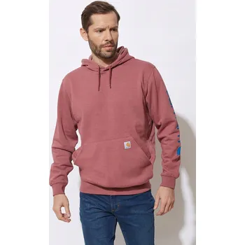 Pánské oblečení Carhartt Mikina s logem na rukávu Midweight, velikost XL
