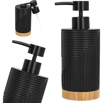 Dávkovač mýdla Ruční dávkovač mýdla stojací Cadro 300 ml hnědý, černý