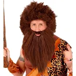 Widmann WN02368 paruka pračlověk s vousy hnědá