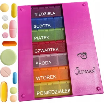 Zdravotnický materiál OLDMAN - týdenní - fialová