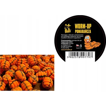 Boilies PLOVOUCÍ BOILIES WORM UP INVADER - POMERANČ