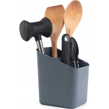 Odkapávač na nádobí KADAX ODKAPÁVAČ NA PŘÍBORY SUŠÁK ORGANIZÉR PLASTOVÝ TMAVĚ ŠEDÝ