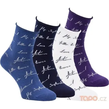 Dámské ponožky RS 61049 2 páry mix /dle vyobrazení/ 26-28