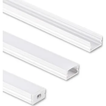 LED páska Přisazený hliníkový profil PM 7x11mm bez difuzoru bílý 2m