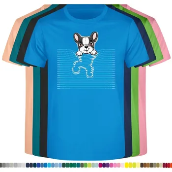 detske-levne-bavlnene-tricko-potisk-pejsek-roleta Barva: Azure - azurově modrá, velikost: 116