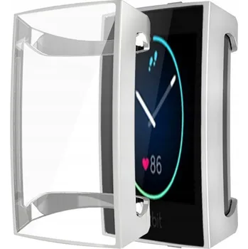 Pouzdro na mobilní telefon Pouzdro 2v1 Metalické Přední a Boční Strany / FitBit Charge 3 / 4