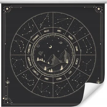 Fototapeta Tapeta v roli Znamení Zvěrokruhu Boho Styl Abstrakce