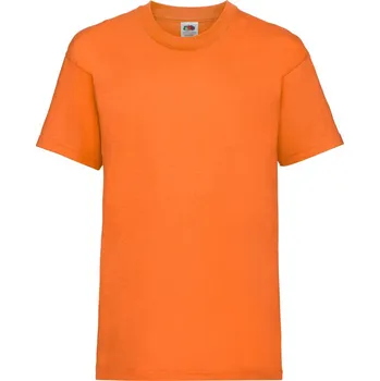 Chlapecké kalhoty Fruit of the Loom Tričko Kids Valueweight T, krátký rukáv, dětské COT161033235a7-orange Oranžová 152