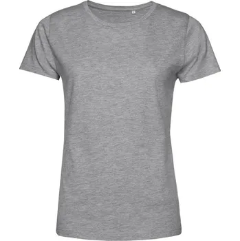 pracovní tričko B&C Tričko Inspire E150, krátký rukáv, dámské COT01W02B61000-heather gre XS Melír šedá