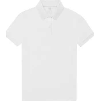 Pánské oblečení B&C Polokošile B&C My Polo 180 women, krátký rukáv, dámská COT01W46100105-white 2XL Bílá