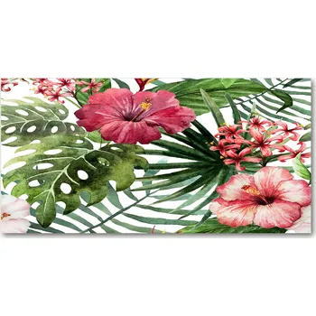 Obraz Kuchyňský panel Tropické květy 120x60 cm + LEPIDLO