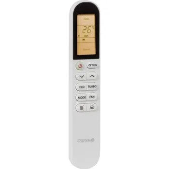 Dálkový ovladač CASCADE BLACK ART CWH09TBAI 2,5 kW split - originální dálkový ovladač