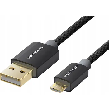 Datový kabel Kabel Vention USB - microUSB typ B 1 m černý