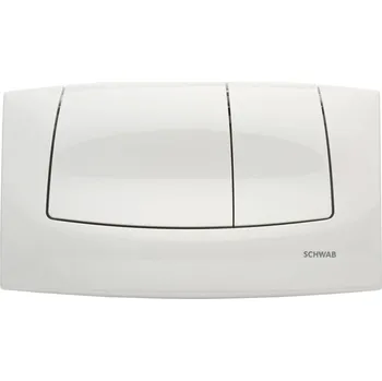 Splachovací tlačítko Splachovací tlačítko pro WC Schwab bílé