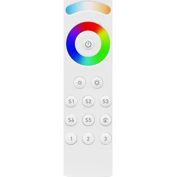 Ovladač světel ZigBee ovladač - RGB+CCT, 3 zóny, bílý