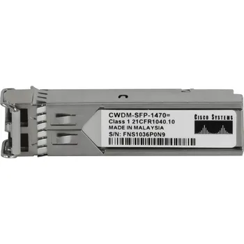 Switch CISCO CWDM-SFP-1470= CNTRVW0FAA 1000BASE-CWDM SFP - CWDM SFP modul, 1470 nm