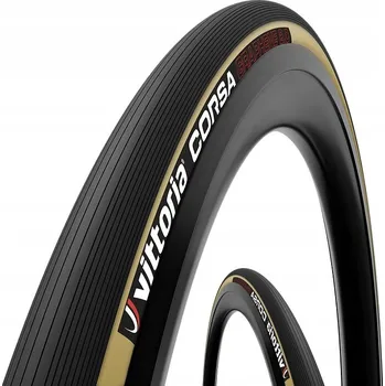Plášť na kolo Skládací Pneumatika VITTORIA CORSA G2.0 700 x 28C (28-622) černo-béžová