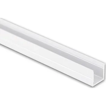 LED páska Přisazený hliníkový profil PW 11x11mm bez difuzoru bílý 2m