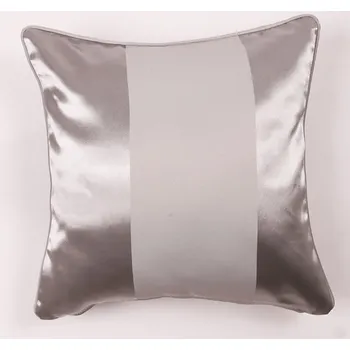 Povlak na dekorativní polštářek Tibex Povlak STŘÍBRNÉ A ŠEDÉ PRUHY 40 x 40 cm