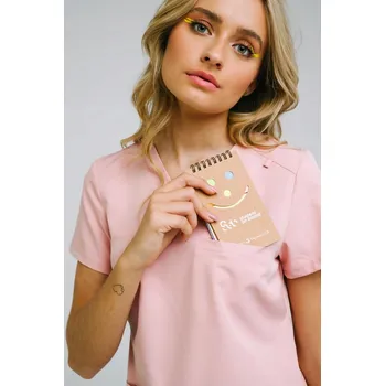 Dámská mikina Mikina lékařská mikina SpaWear NATALIE pudrově růžová XL