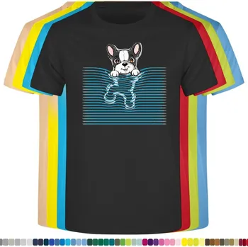 Dívčí tričko detske-levne-bavlnene-tricko-potisk-pejsek-roleta Barva: Black -černá, velikost: 164