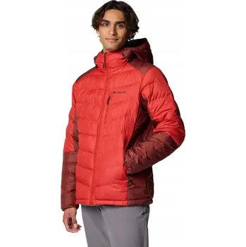 Pánská péřová bunda Columbia Labyrinth Loop II Hooded sail red/ spice S