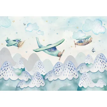 Fototapeta Fototapeta PRO DĚTI Letadlo Skandinávský styl 254x184