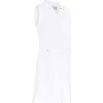 Callaway Flounce Dress with Mesh golfové šaty, bílá S