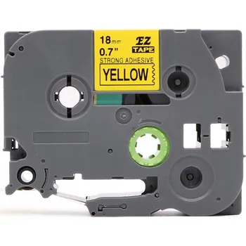 Pásek do tiskárny Páska Specmark pro Brother TZe-s641 18 mm x 8 m žlutá laminovaná