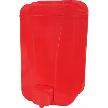 Dávkovač mýdla Ruční nástěnný dávkovač mýdla deClean 1000 ml červený