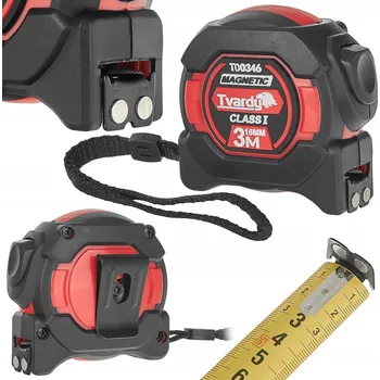 metr SVINOVACÍ METR DVOUSTRANNÝ S MAGNETEM A AUTOSTOPEM 3M 16mm