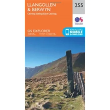 Encyklopedie Llangollen and Berwyn - Ordnance Survey [EN] (2015, Skládaná mapa, Ordnance Survey)