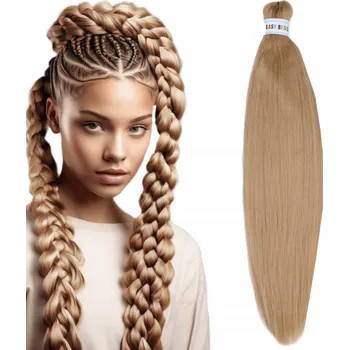 Barva na vlasy Syntetické vlasy na zaplétání, předem připravené copánky PRE-STRETCHED