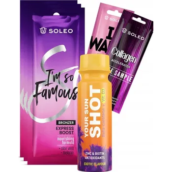 Opalování SOLEO I'M SO FAMOUS 3x15ml BRONZER NA OPALOVÁNÍ +