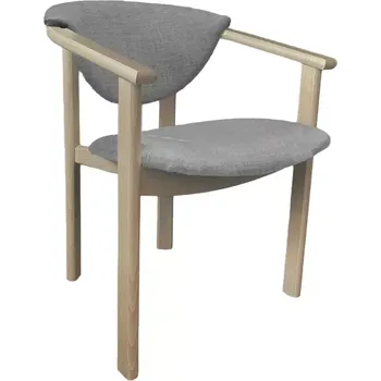 Jídelní židle DREWMARK Židle F1 s područkami šedá