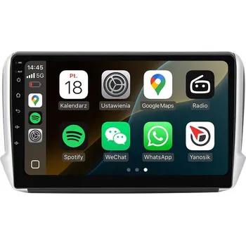 Auto Hi-Fi Autorádio Dealnet PEUGEOT 2008 Rádio Navigace CarPlay Android Mapy