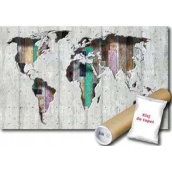 Fototapeta FOTOTAPETA MAPA BETON 6E FL 152x104 F3134