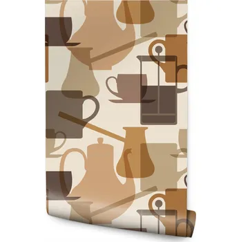Fototapeta Tapeta káva džbány šálky konvice do kuchyně