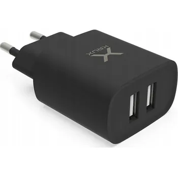 Síťová nabíječka USB CHARGER 2x USB 2,4 A Černá