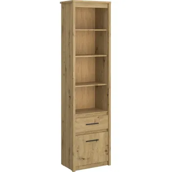 Knihovna ALKRON otevřený regál 1d1s dub artisan